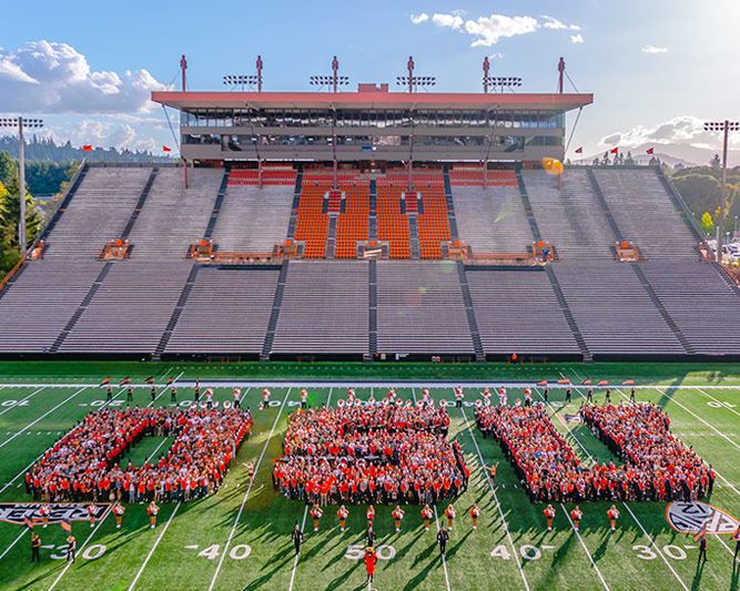 Orange and Black rally at Reser Stadium