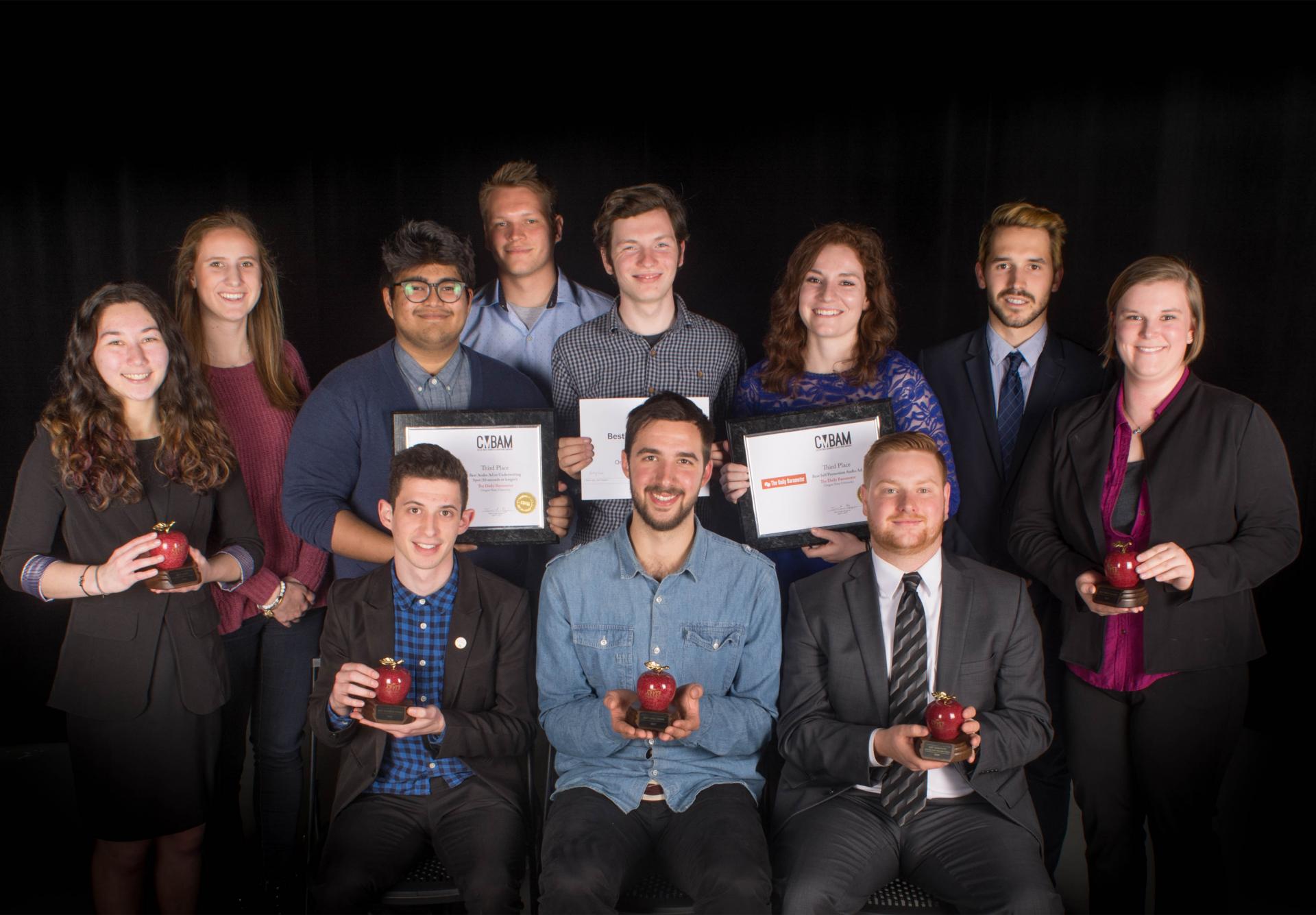 OMN students with their Apple awards