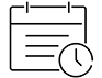 icon of calendar and clock